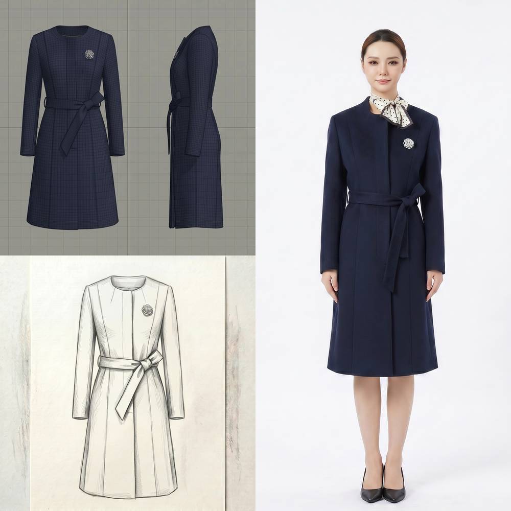 Navy Coat
