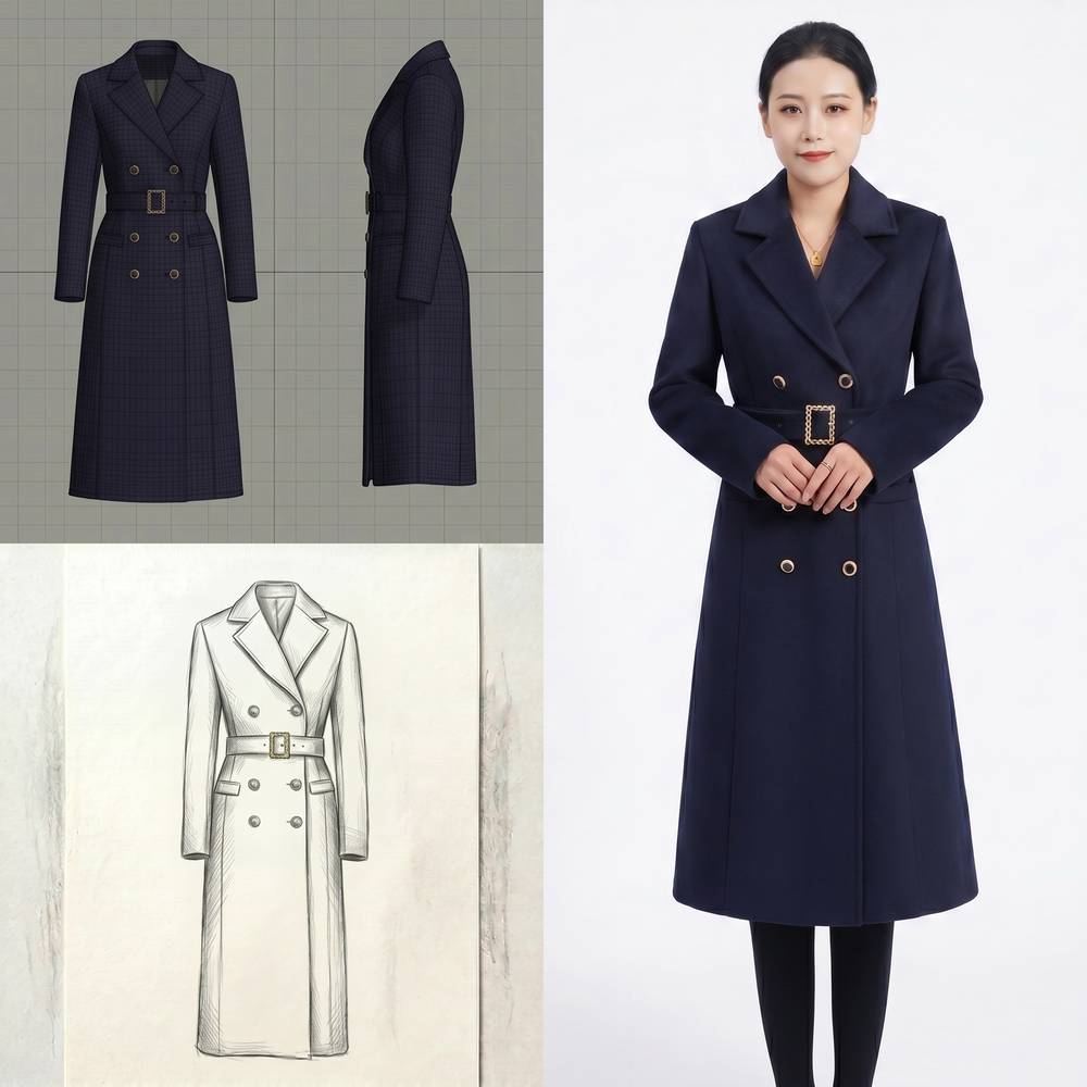 Navy Suit Set