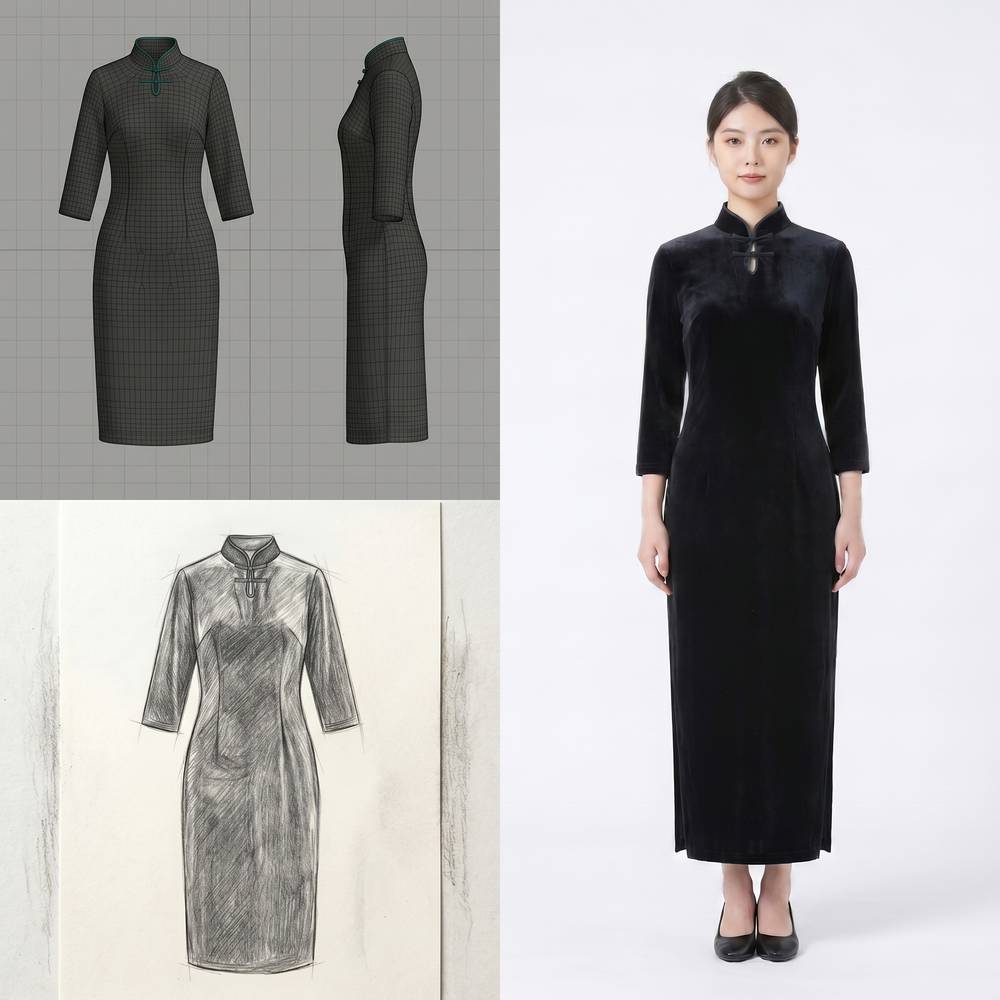Black Qipao