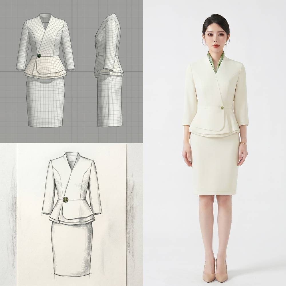 White Suit Set