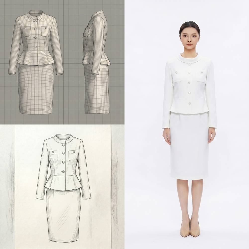White Suit Set