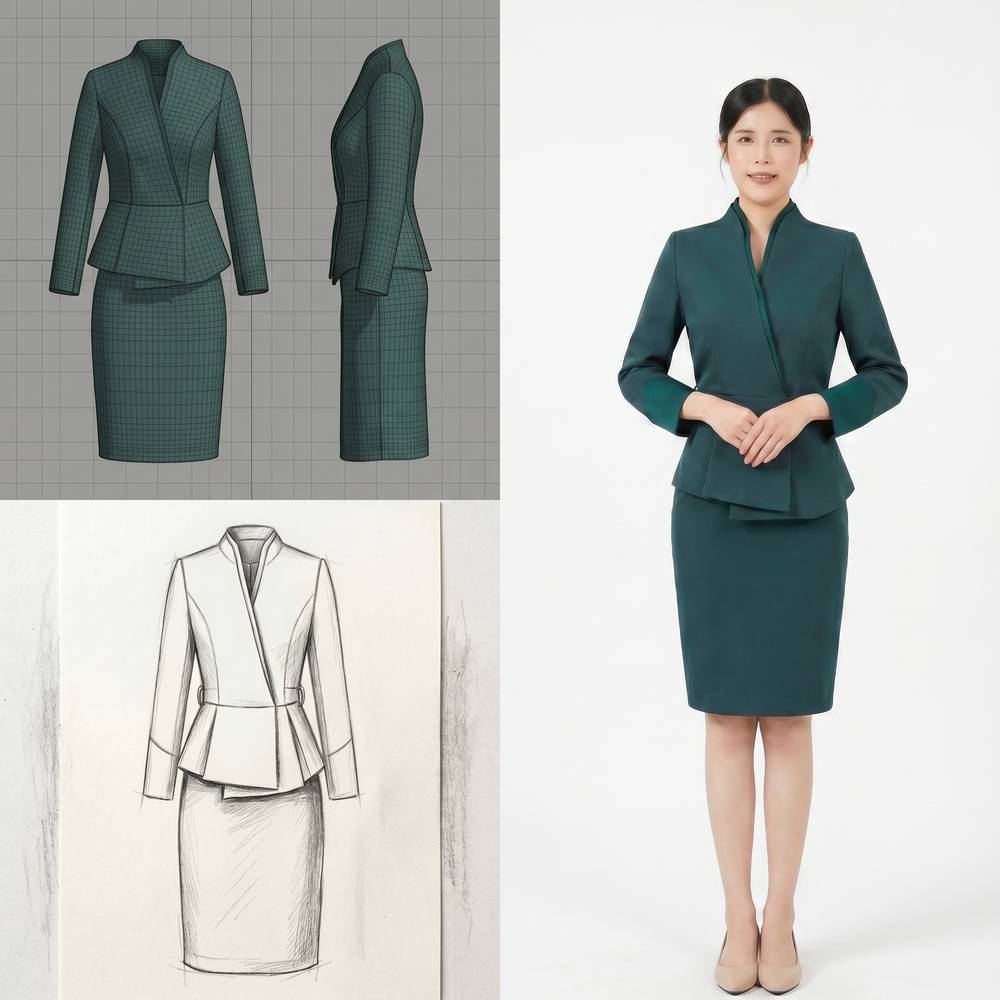 Green Suit Set