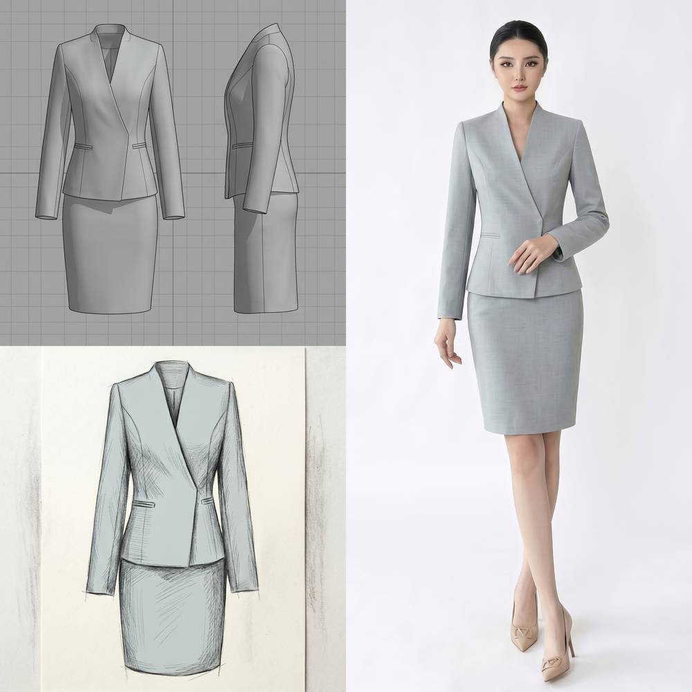 Blue Suit Set