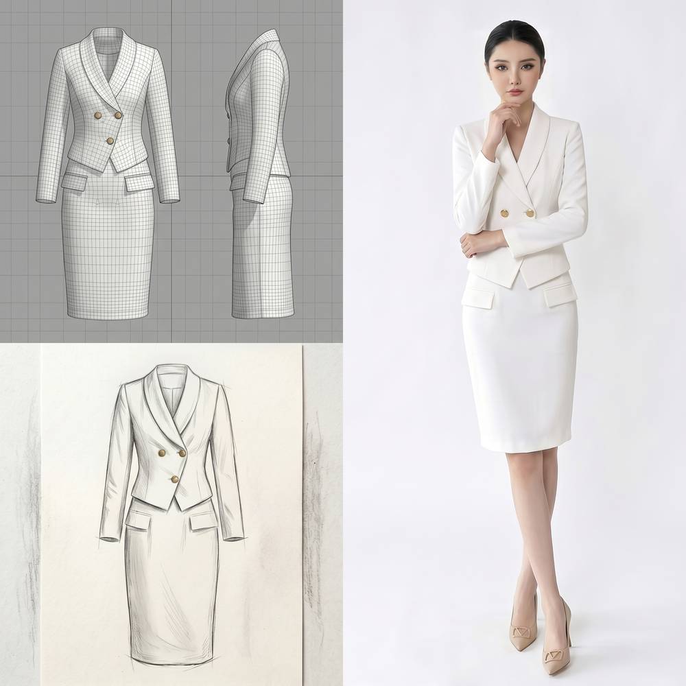 White Suit Set