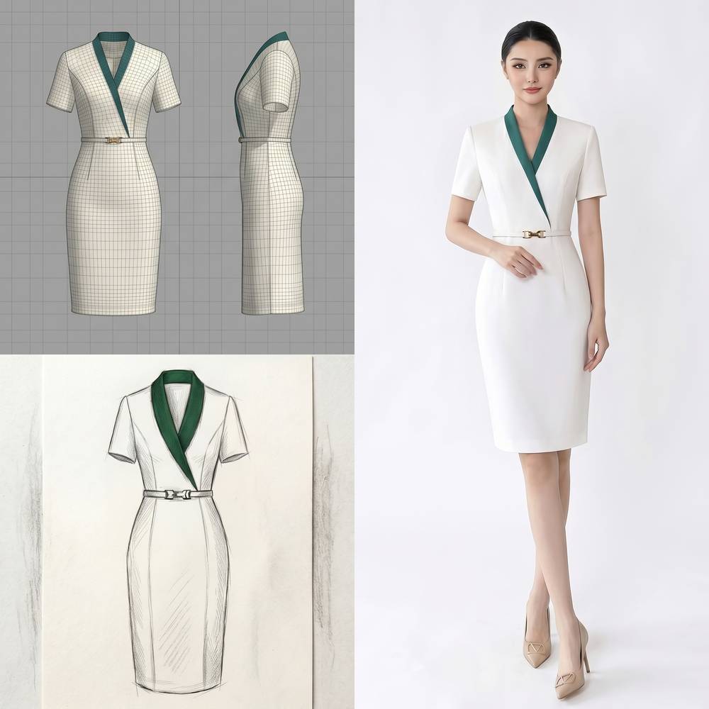 Green Suit Set