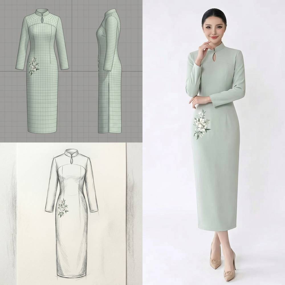 Green Suit Set