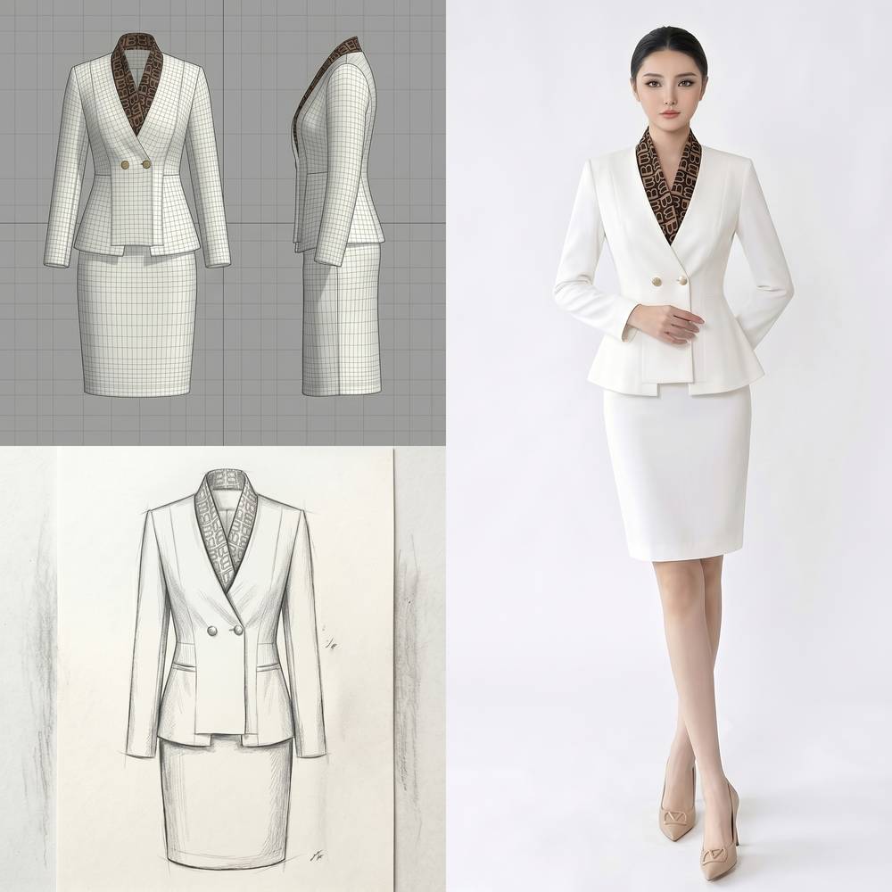 White Suit Set